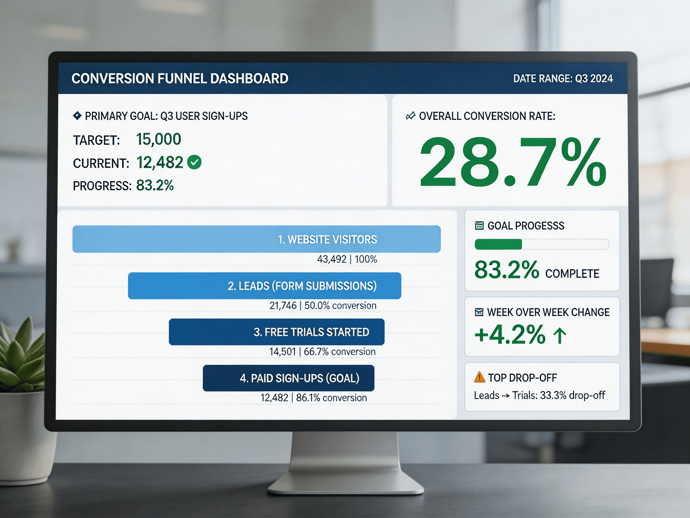 Analytics and conversion tracking